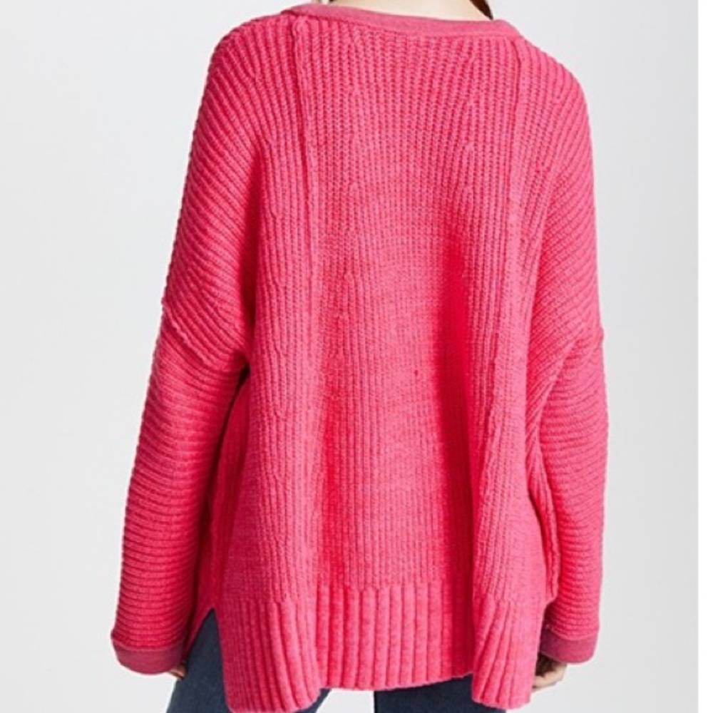 NWT Free People Take Me Over Knit Sweater - Picture 2 of 5